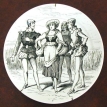 Декоративная тарелка Фарфор Франция, середина XX века 1950 г инфо 10517v.