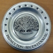 Сувенирная тарелка "Princeton Bicentennial 1776 - 1976" Сплав на оловянной основе США, 1976 год ввел в оборот слово "кампус" инфо 10520v.